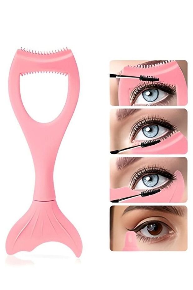 HİROS'H Eyeliner ve Maskara Sürme Aparatı , Kirpik Kıvırıcı / Çok Yönlü Aparat