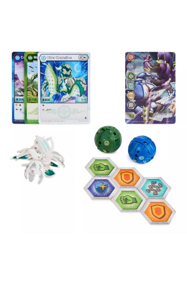 Bakugan Legends Starter 3 lü Krakelious Ultra ile Centipod ve Maxodon - 4