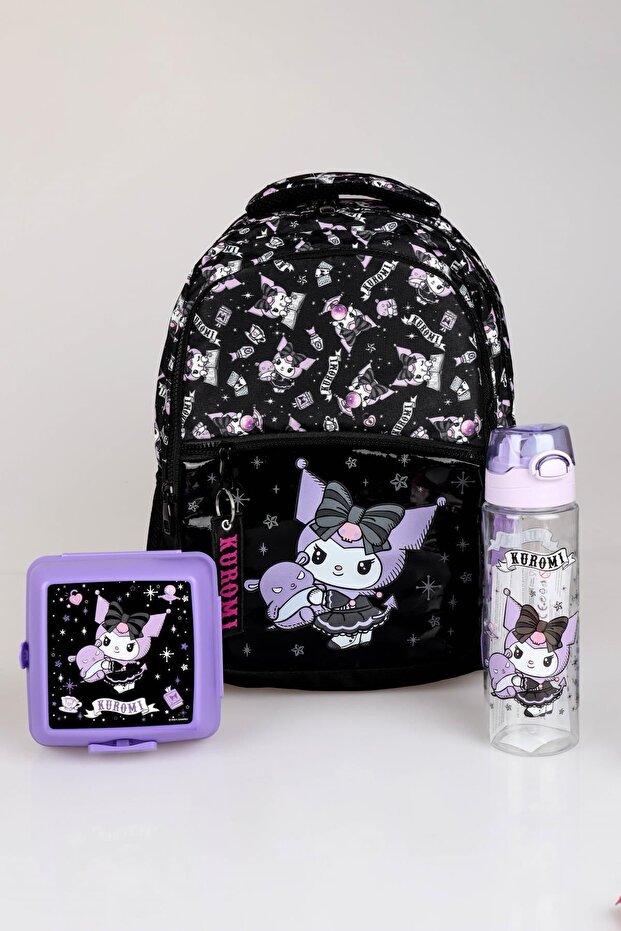 New Season "Dark Delight" Kuromi Special Collection School Bag - Lunch Box, Lunch Box