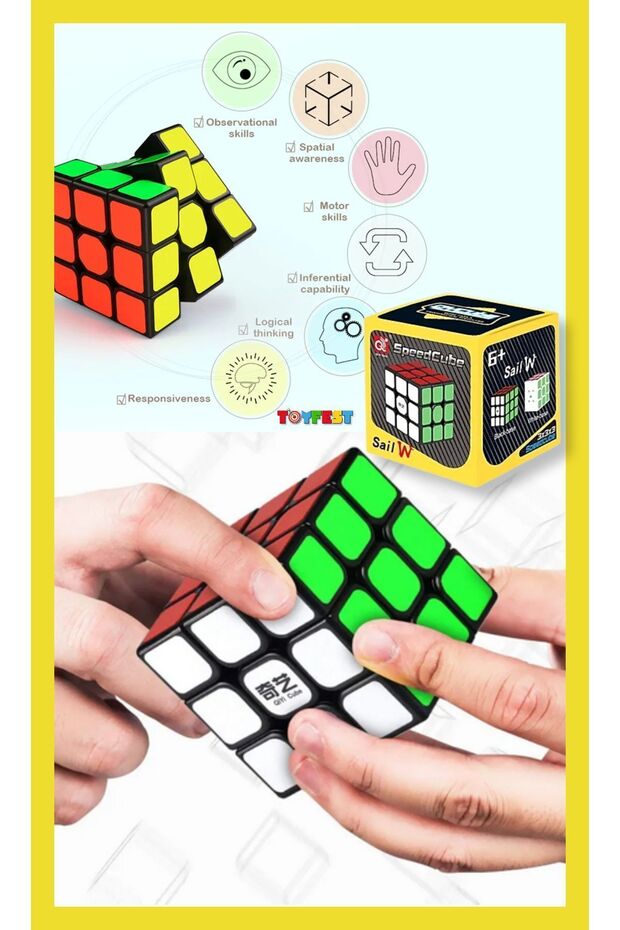 3X3 Sail W Speed Intelligence Cube Intelligence Cube - 1