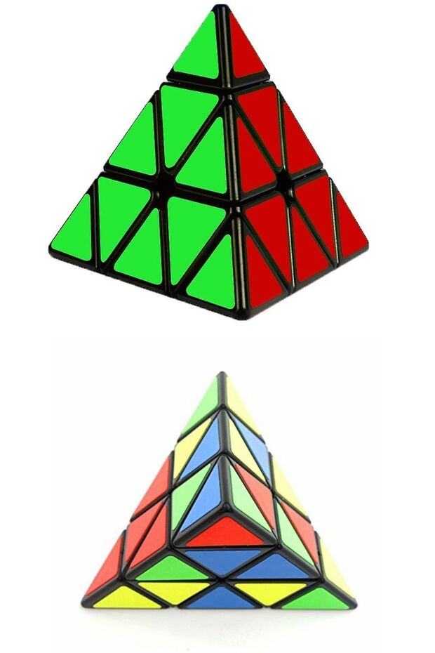 Pyramid Triangle Intelligence Cube Intelligence Cube Rubic Cube - 3