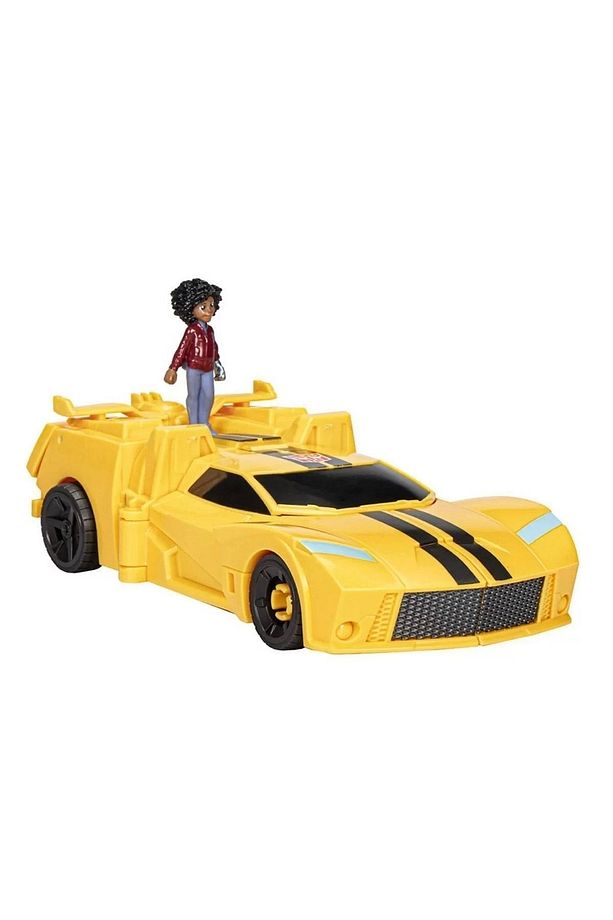Transformers Earthspark Spinchanger Bumblebee Dönüşebilen Robot Araba F7662 - 3