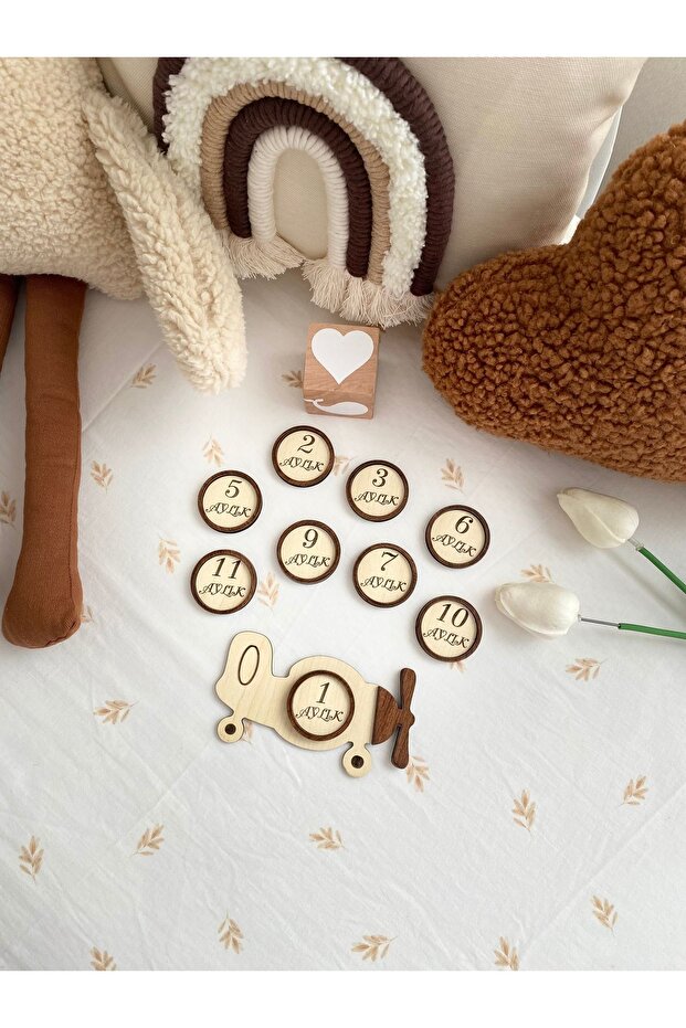 Ahşap ay kartı - 3