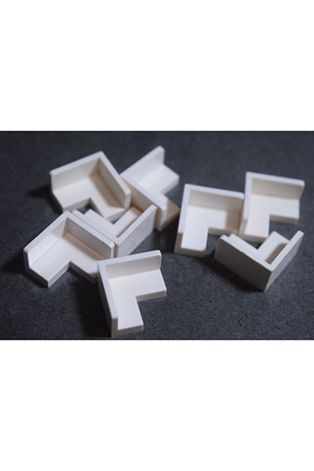 Custom Moc Accessory Creator Panel 2 X 2 X 1 Corner Brick White 4 Pieces to Send