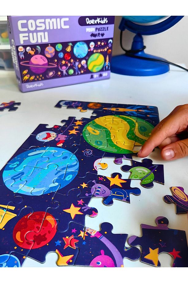 Cosmic Fun Midi Puzzle | 4-9 Yaş 80 Parça - 4
