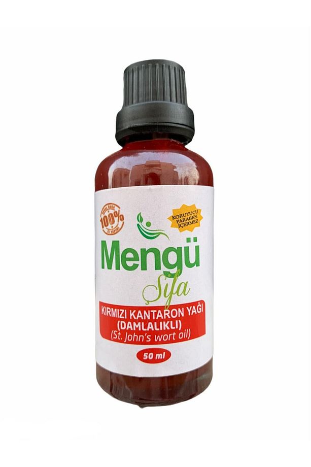 Kırmızı Kantaron (KANTORON) Yağı 50ml.(DAMLALIKLI) Yeni Mahsül... - 1