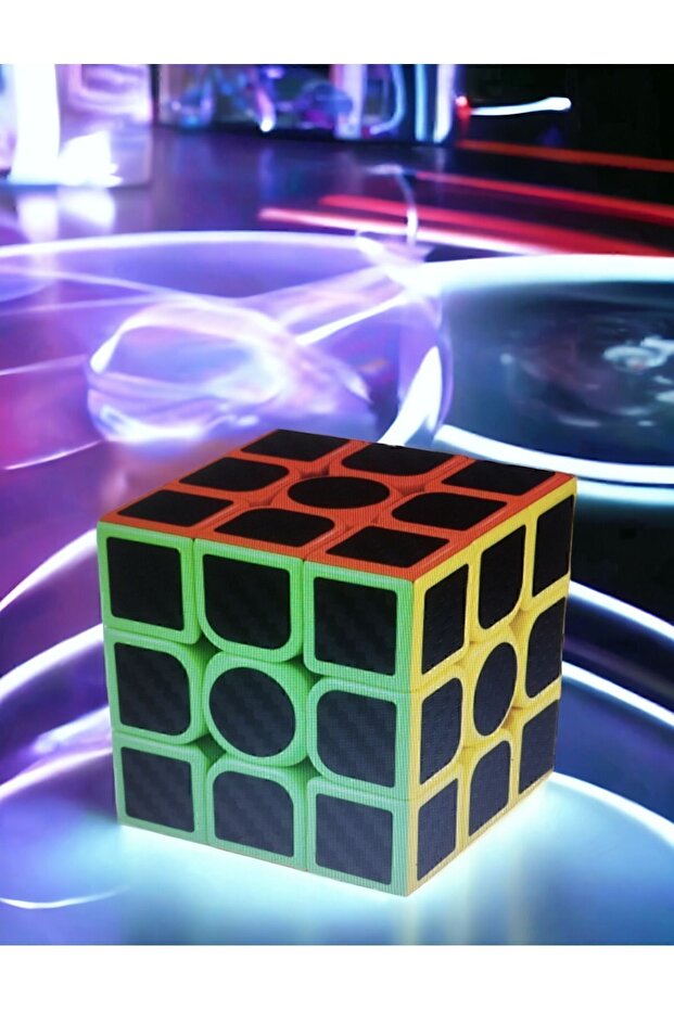3X3X3 PROFESSIONAL SPEED CUBE CARBON FIBER - CARBON FIBER PROFESSIONAL RUBIC INTELLIGENCE PATIENT CUBE