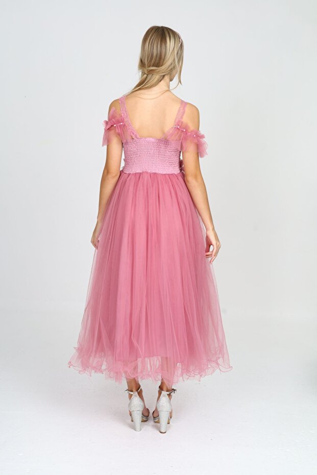 Genç/Kız Çocuk Abiye Elbise&Düğün Elbisesi Doğum Günü Parti Elbisesi - 8