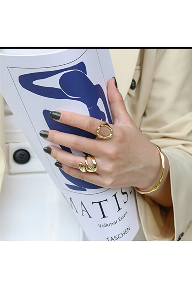 Imported Bohemian Style Adjustable Ring - 3