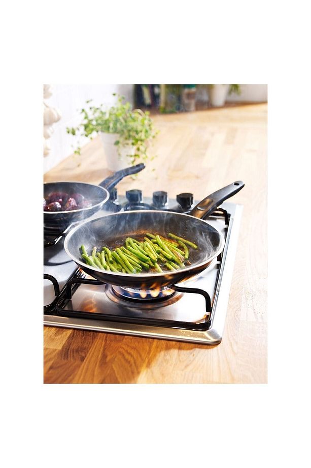 2 Adet Siyah Teflon Kaplama Kızartma Tavası 20 cm ve 26 cm 2 li Set - 4