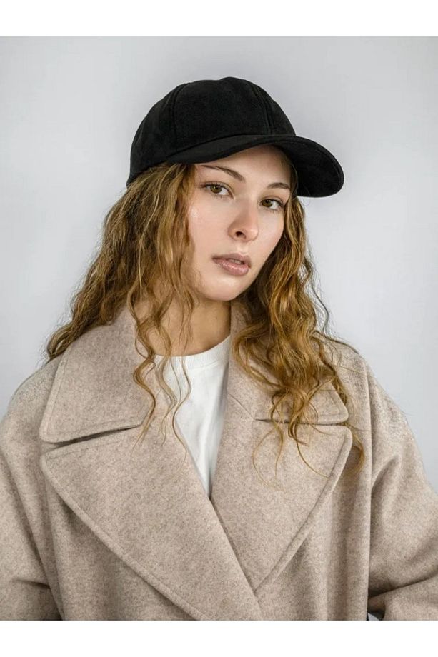 Unisex Kışlık Kaşe Spor Şapka | Ayarlanabilir Cırtl ıKep Şapka | Kaşe Baseball Cap - 1