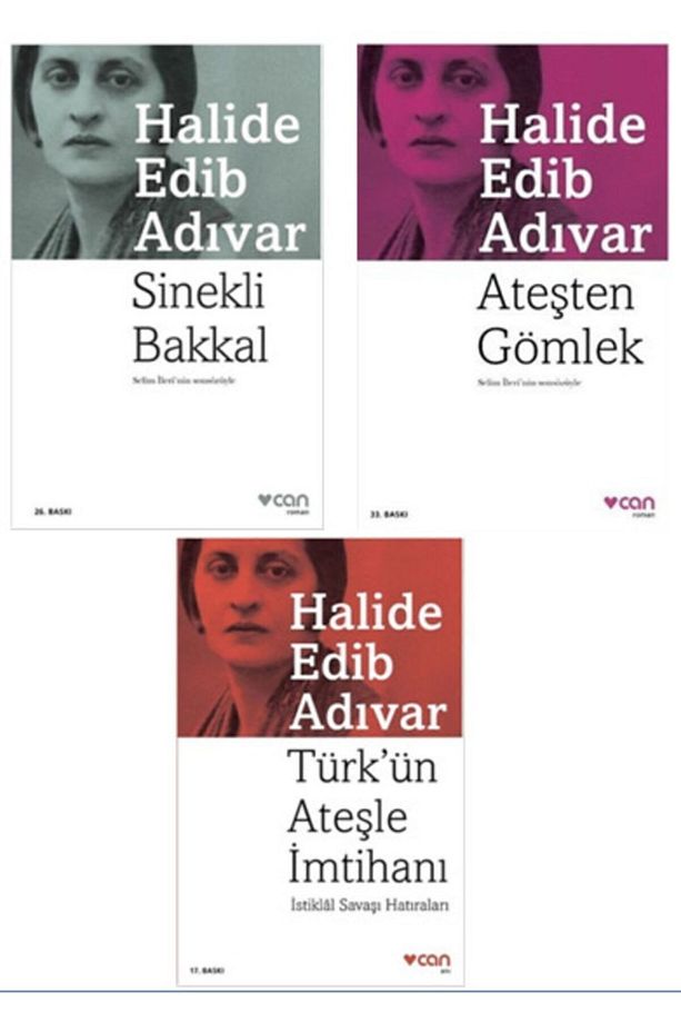 Halide Edib Adıvar Sinekli Bakkal - Ateşten Gömlek - Türk'ün Ateşle Imtihanı 3 Lü Set Kitap - 1