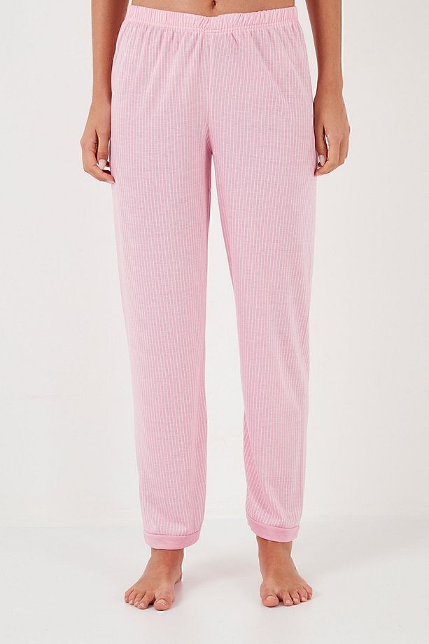 Regular Fit Bisiklet Yaka Kısa Kollu Pijama Takımı  PİJAMA TAKIMI 65790130 - 6