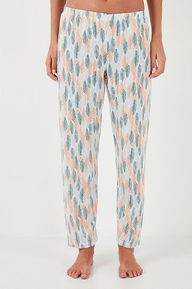 Regular Fit Bisiklet Yaka Kısa Kollu Pijama Takımı Pijama Takımı 65770105 - 6