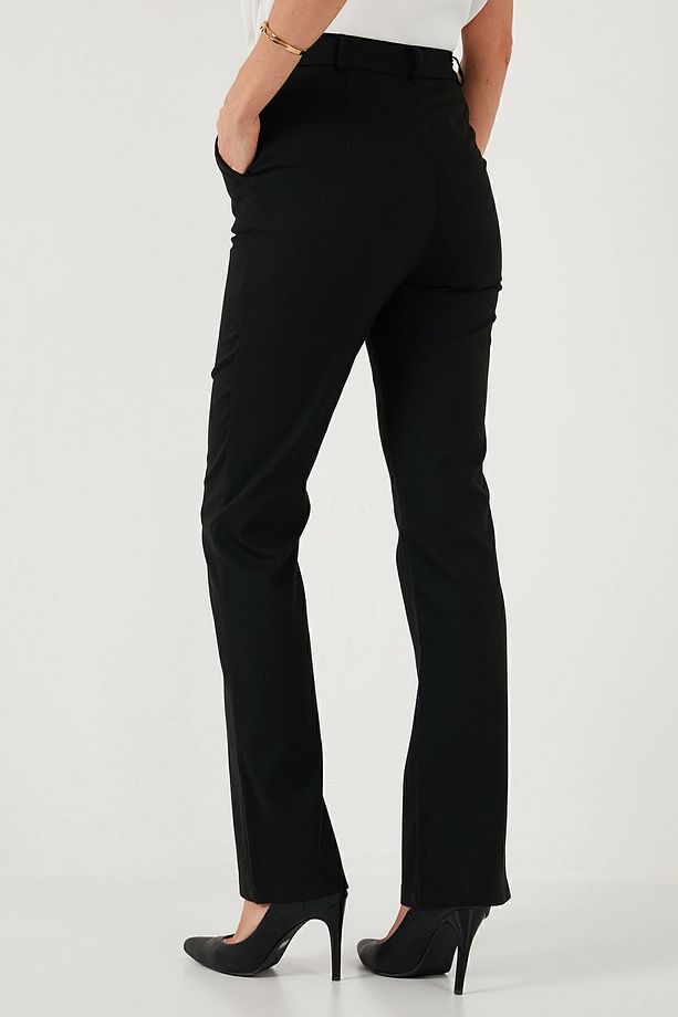 Yüksek Bel Regular Fit Bol Paça Pantolon  PANTOLON 611PL030W4 - 7