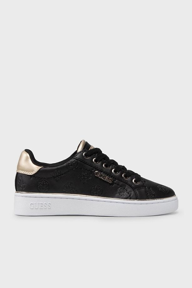 Logolu Beckie Sneaker Ayakkabı Kadın Ayakkabı Fl5bekfal12 Blkbl - 1