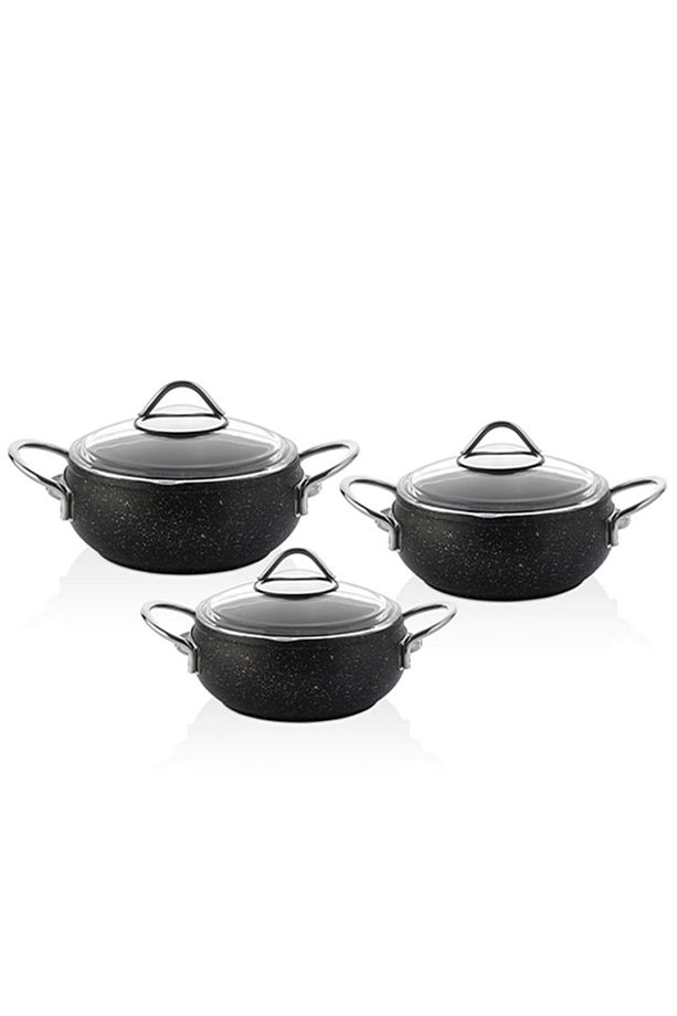 Black Lıne 6 Parça Güveç Midi Set - 2