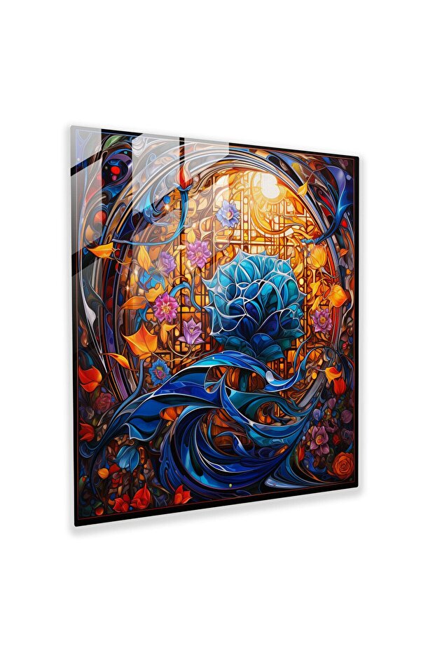 Holy Quran Stained Glass Print - Holy Quran, Modern Art, Wall Decoration, Elegance