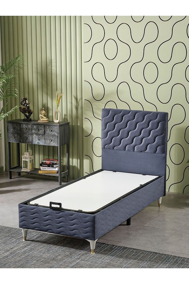 Simge Tek Kişilik 2Li Set (Baza+Başlık)(Yatak HARİÇ!!) - 1