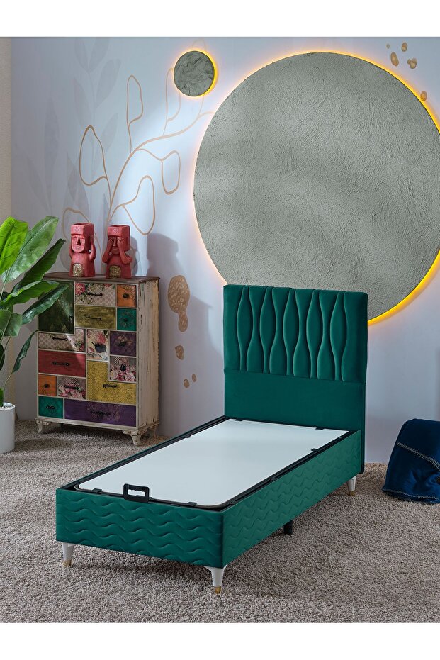 Almula Tek Kişilik 2Li Set (Baza+Başlık)(Yatak HARİÇ!!) - 1
