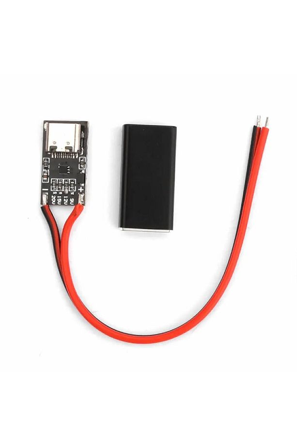 PD/QC Hızlı Şarj Adaptörü Voltaj Tetikleyici Modül Decoy Kutulu 9-12-15-20V Sabit Voltaj Yük Type-C - 1