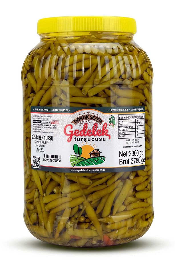 Gedelek Turşucusu Süs Biberi Turşu 2300 gram - 1