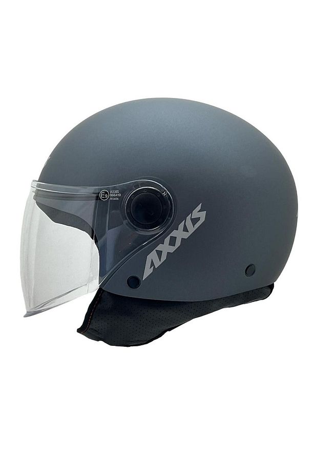 AXXİS SQUARE YARIM KASK SOLİD MATT TİTANIUM - 1