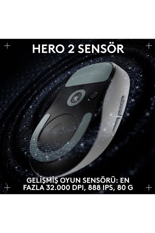 G PRO X Superlight 2 DEX Kablosuz Gaming Mouse (910-007366) - 4