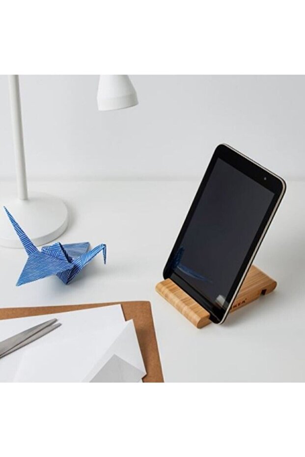 Bambu Ikea Bergenes Telefon Tablet Standı - 6