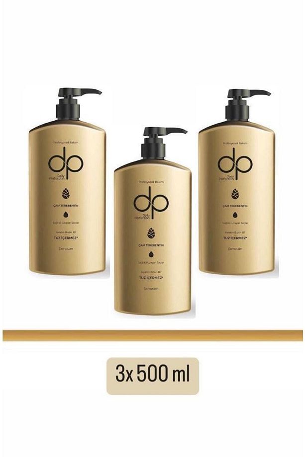 Daily Perfection Çam Terebentin Şampuan 500 Ml X 3 Adet - 1
