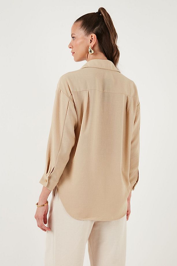 Parlak Taşlı Regular Fit Yazlık Gömlek  GÖMLEK 6113615 - 7