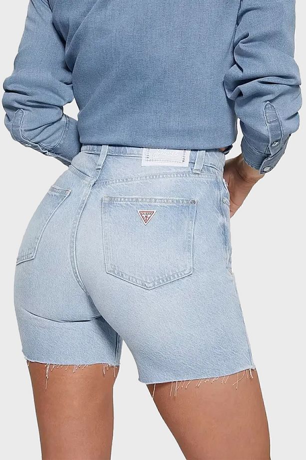 80's Pedal Yüksek Bel Denim Short W4GD47D5B66  SHORT W4GD47 D5B66 SEAD - 4