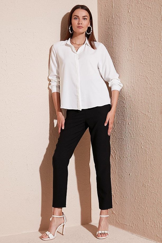 Regular Fit Arkası Uzun Yazlık Gömlek Gömlek 611bg9741 - 2