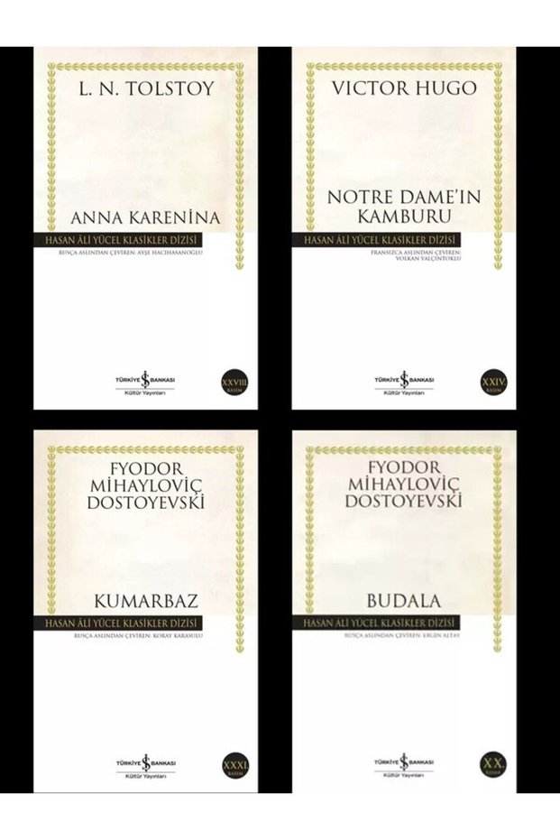 Anna Karenina+The Hump of Notre Dame+Gambler+The Tale of the Camel 4 Book Set