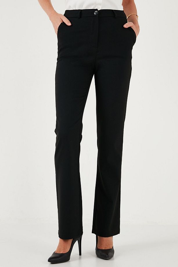 Yüksek Bel Regular Fit Bol Paça Pantolon  PANTOLON 611PL030W4 - 3