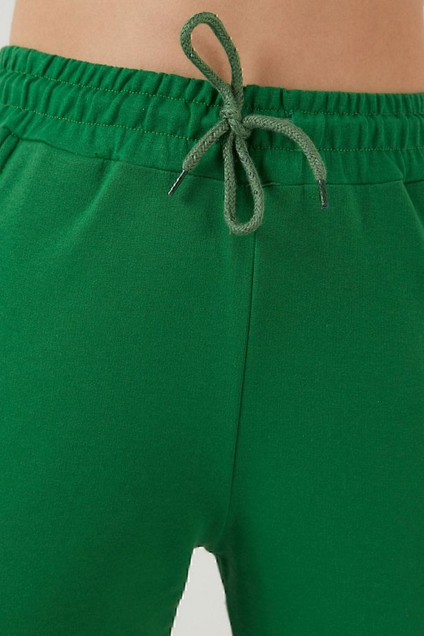 Pamuklu Beli Ve Paçası Lastikli Basic Jogger Eşofman Altı Bayan Eşofman Altı 5864171 - 5