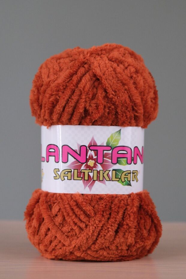 Lantana Plush Knitting Yarn Plush Yarn Ana Kuzusu 100Gr Taba-26