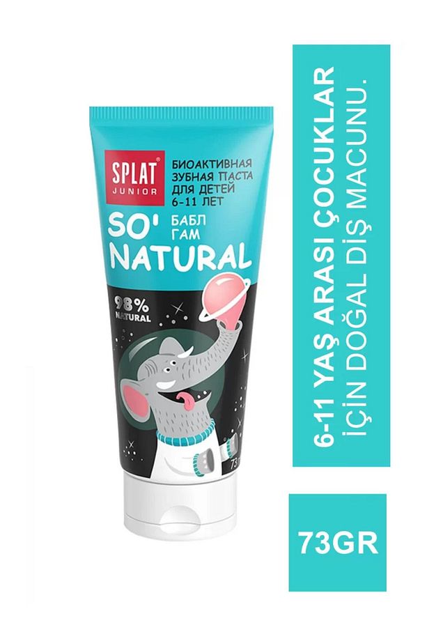 So Natural Çocuk Diş Macunu 6 11 Yaş X 2 Adet - 3