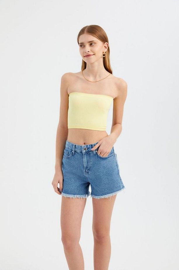 Kolsuz Basic Crop Top - 2