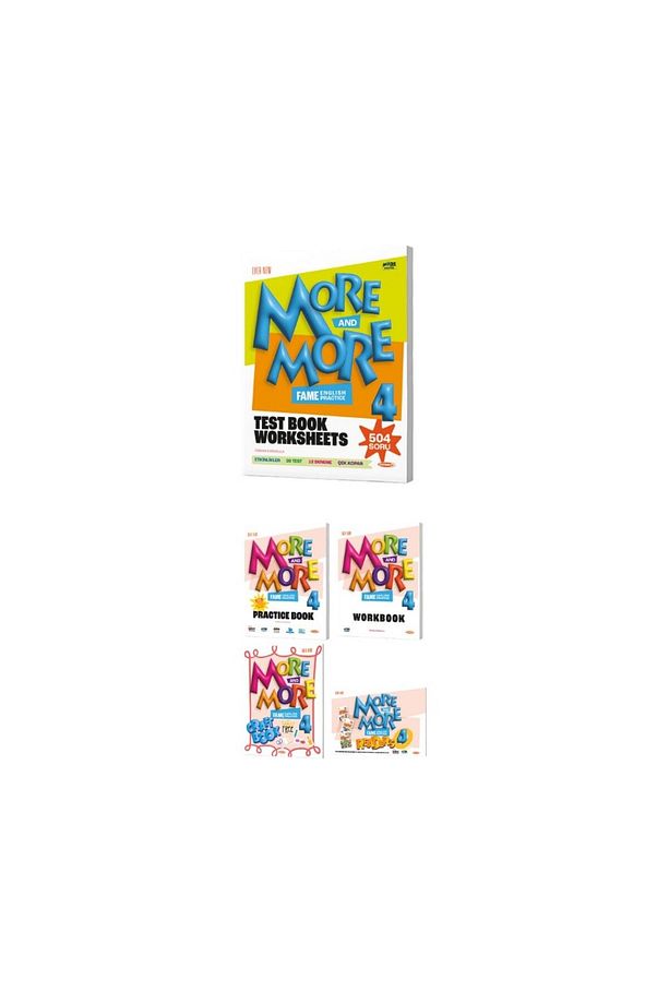 More And More 4. Sınıf Test Book Worksheets - More And More Practice Book - 1