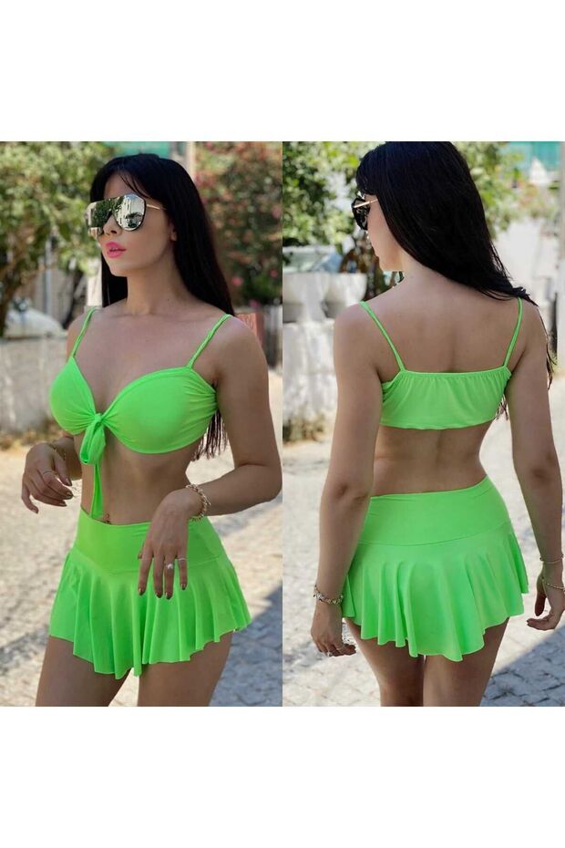 Women's Suit with Shorts and Skirt