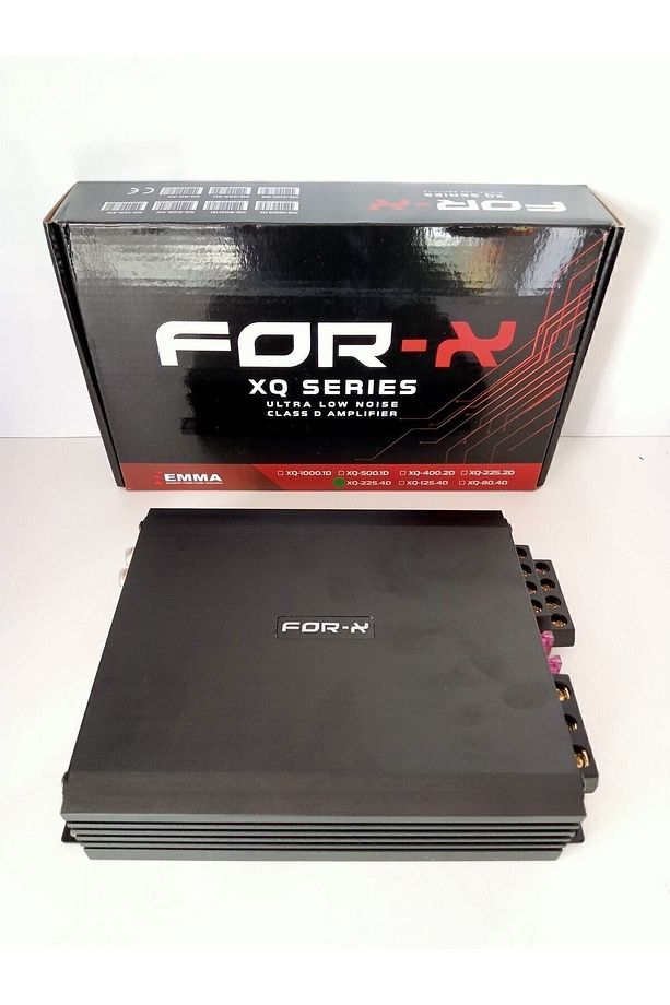 Amfi + For-x Çakmak - For-x XQ-225.4D 4 Kanal Ses ve Bass Anfisi - 1
