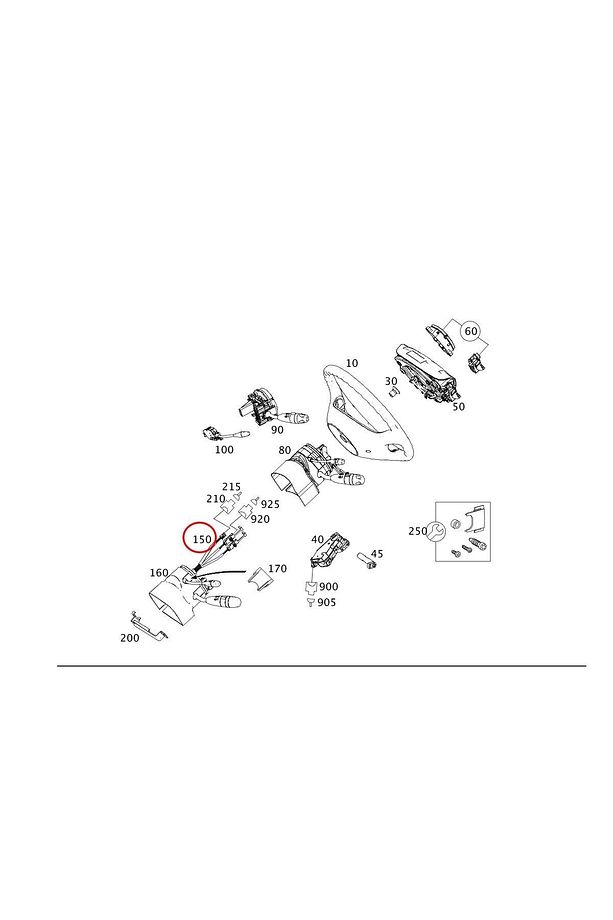 Mercedes Sprinter W906 06-16 Crafter 06- 16 Direksiyon Açı Sensörü A9064640318 - 5