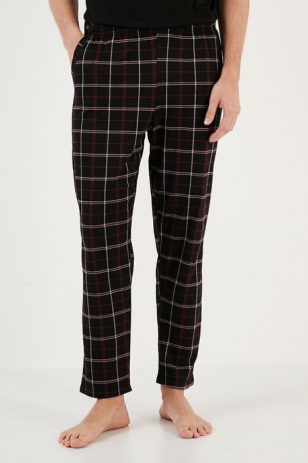Ekoseli Regular Fit Kısa Kollu Pijama Takımı Erkek PİJAMA TAKIMI 6572002 - 5