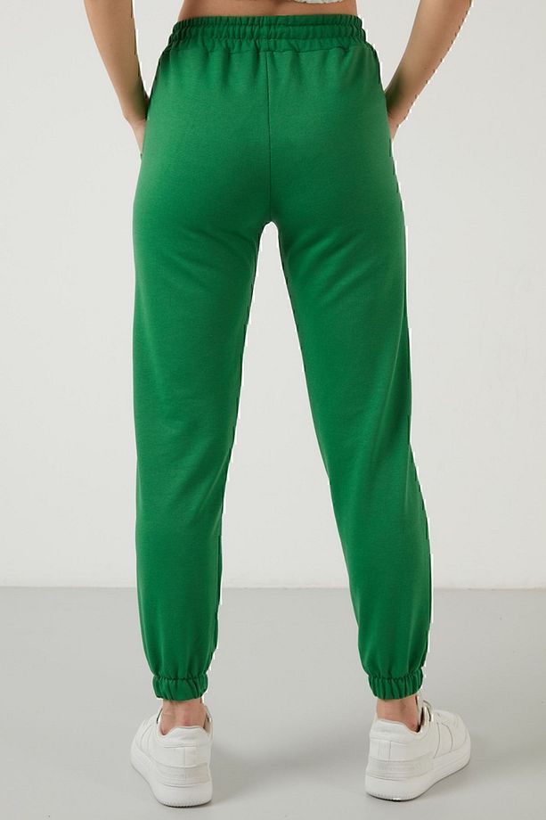 Pamuklu Beli Ve Paçası Lastikli Basic Jogger Eşofman Altı Bayan Eşofman Altı 5864171 - 6