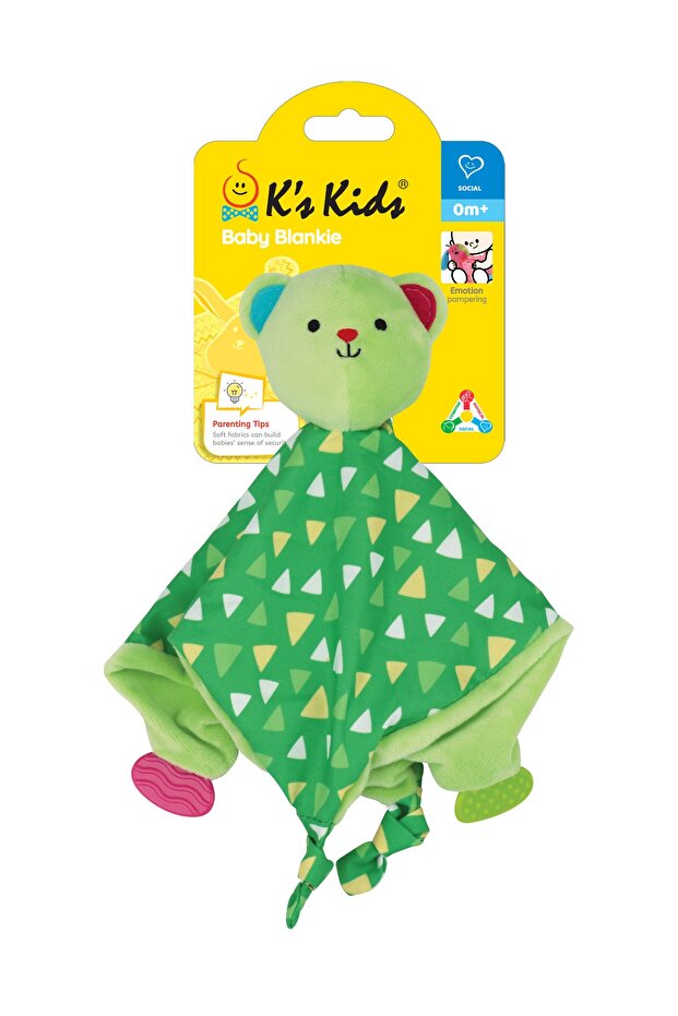 K's Kids Baby Blankie- Sam