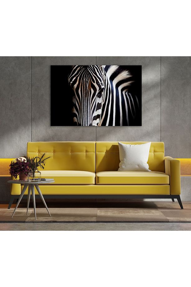 Zebra Kanvas Tablo, Modern Zebra Tablo - 2