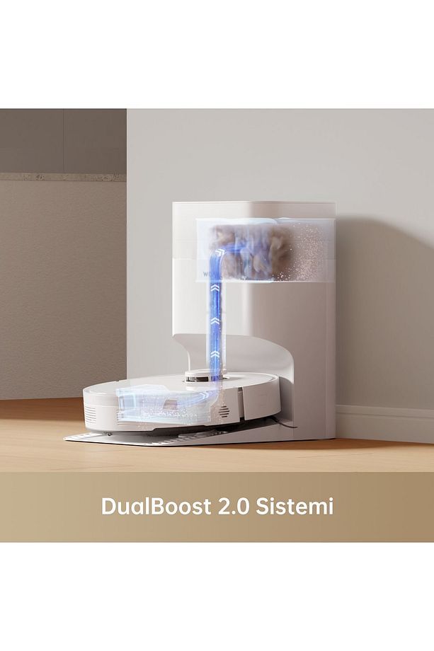 Mova S10 Plus Robot Süpürge, 7,000pa Vormax™ Emiş, Yükseltilebilir Tam Kauçuk Silindirik Fırça - 4