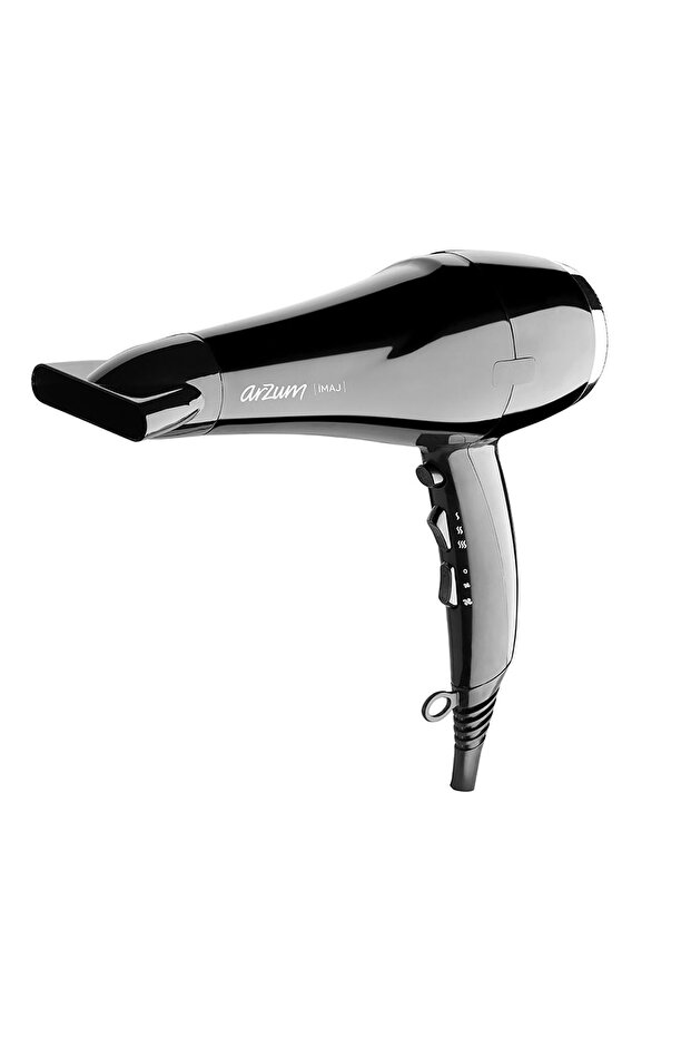 Arzum AR5011 İmaj Saç Kurutma Makinesi, 2 Hız 3 Isı Ayarlı, Difüzör Başlıklı, 2200W, Siyah