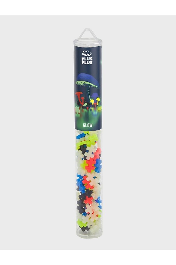 Plus - Plus Minecraft Temalı Silindir Kutuda Glow Lego Yapı Oyuncağı ( 100 Parça ) 4282 - 4